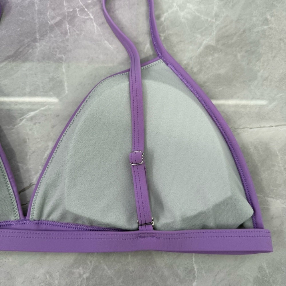 Women’s Speedo Triangle Bikini Top Adjustable Straps UPF 50+ Removable Pads XL - Picture 7 of 16